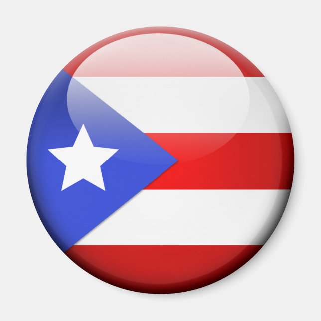 Puerto Rico Flag Magnet (Front)