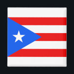 Puerto Rico Flag Magnet<br><div class="desc">Puerto Rico Flag cheap products printed with the flag can be used as best gifts for family or friends.</div>