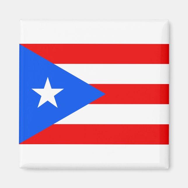 Puerto Rico Flag Magnet (Front)