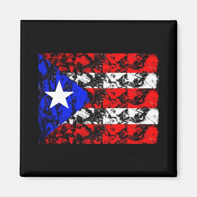 Puerto Rico Flag Magnet (Front)