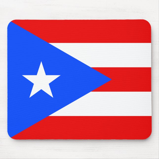 Puerto Rico Flag Mouse Pad (Front)