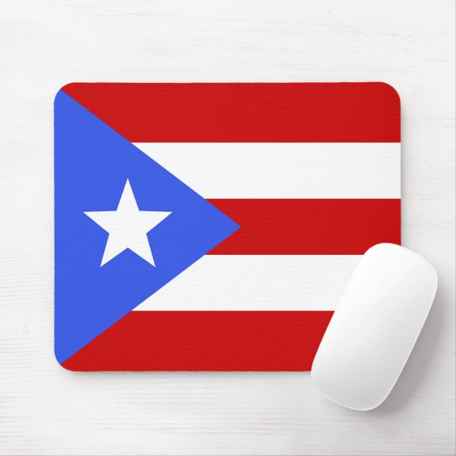 Puerto Rico flag Mouse Pad (With Mouse)