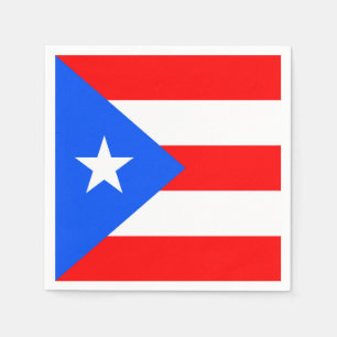 Puerto Rico Flag Napkin