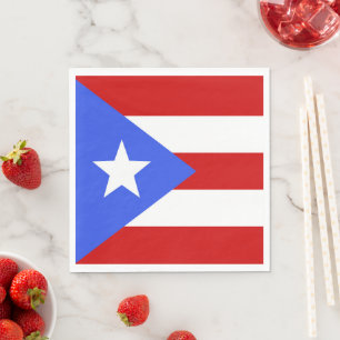 Puerto Rico flag Napkin