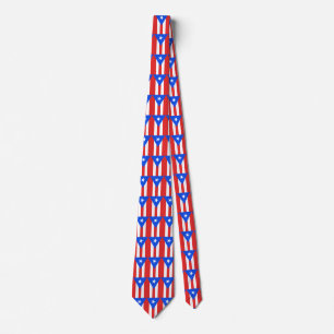 Puerto Rico Flag Necktie