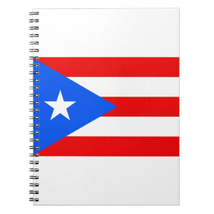 Puerto Rico Flag Notebook