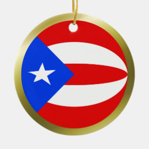 Puerto Rico Flag Ornament