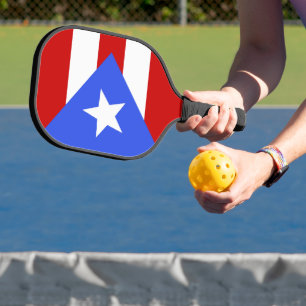Puerto Rico flag Pickleball Paddle