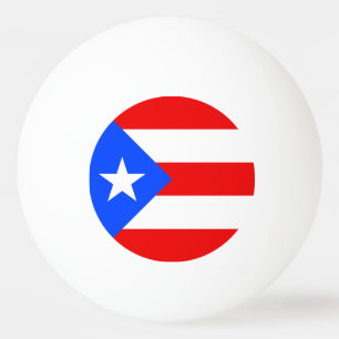 Puerto Rico Flag Ping Pong Ball