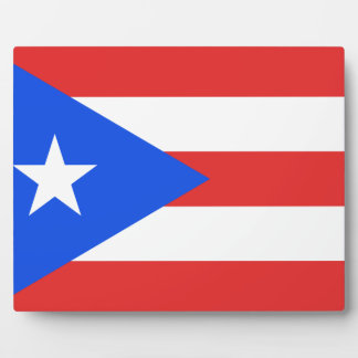 Puerto Rico Flag Plaque