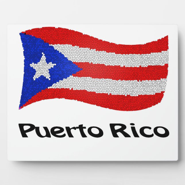 Puerto Rico Flag Plaque (Front)