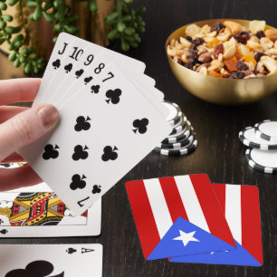 Puerto Rico flag Playing Cards