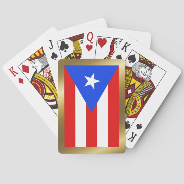 Puerto Rico Flag Playing Cards (Back)