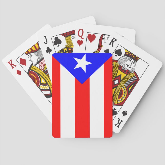 Puerto Rico Flag Playing Cards (Back)