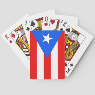 Puerto Rico Flag Playing Cards