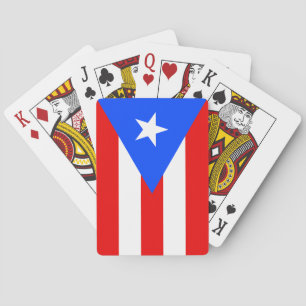 Puerto Rico Flag Playing Cards