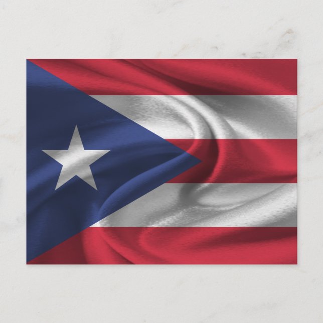 Puerto Rico Flag Postcard (Front)