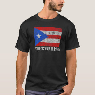 Puerto Rico Flag Retro Vintage Country Souvenir T-Shirt