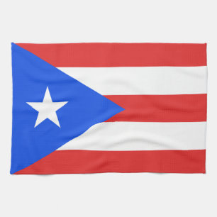 Puerto Rico Flag Tea Towel