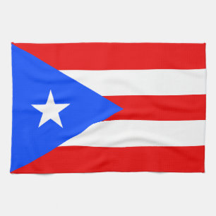 Puerto Rico Flag Tea Towel