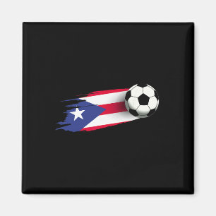 Puerto Rico Flag Top Puerto Rico Soccer Flag Puert Magnet