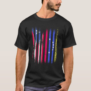 Puerto Rico Flag Venezuela Grown Country Flags Str T-Shirt