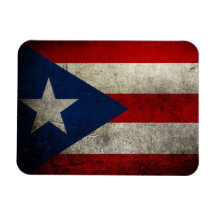 Puerto Rico Flag Vintage Custom