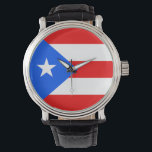 Puerto Rico Flag Watch<br><div class="desc">Search "wowsmiley" for more products like this one.</div>