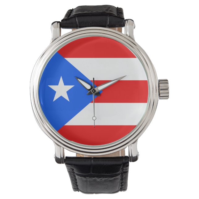 Puerto Rico Flag Watch (Front)