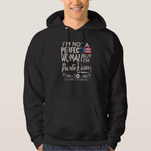 Puerto Rico Flag Woman  Puerto Rican Pride Souveni Hoodie