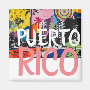 Puerto Rico Fridge Magnet