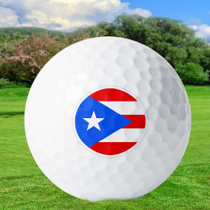 Puerto Rico Golf Balls, Flag Golfers / Patriots Golf Balls