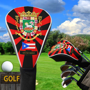 Puerto Rico Golf & Puerto Rican Flag / Patriots Golf Head Cover