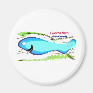 Puerto rico Gran Canaria Souvenirs Magnet
