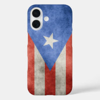 Puerto Rico Grunge Flag