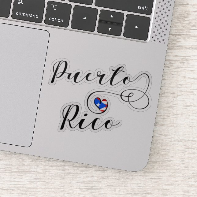 Puerto Rico Heart Flag (Detail)