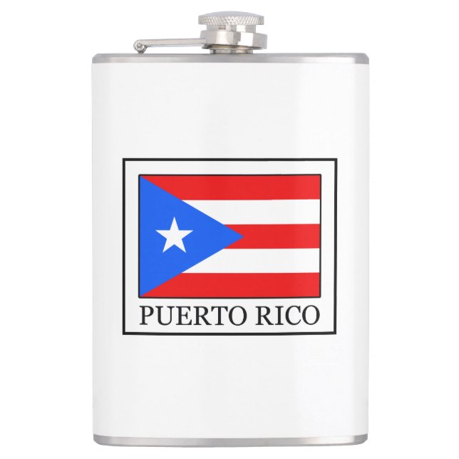 Puerto Rico Hip Flask (Front)