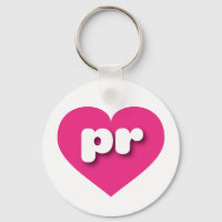 Puerto Rico hot pink heart - I love pr