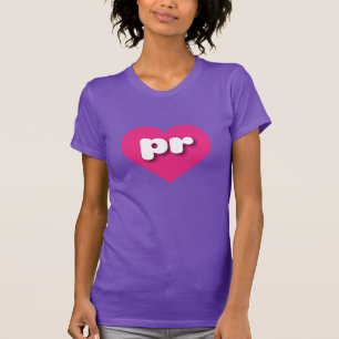 Puerto Rico hot pink heart - I love pr T-Shirt