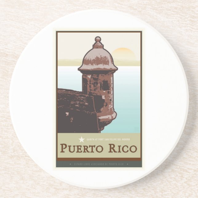 Puerto Rico I Coaster (Front)