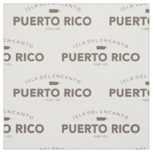 Puerto Rico, Isla del Encanto Fabric