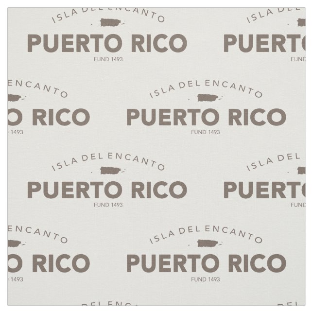 Puerto Rico, Isla del Encanto Fabric (Swatch)