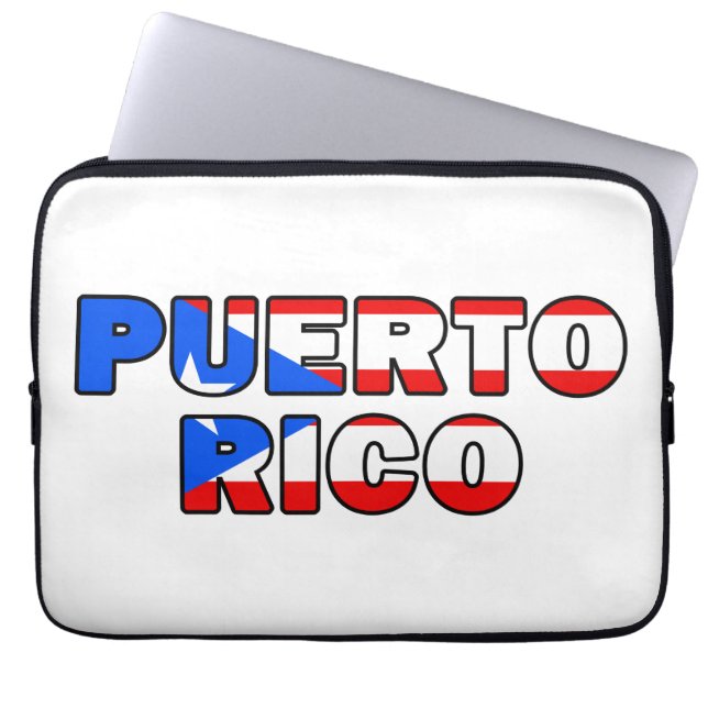 Puerto Rico Laptop Sleeve (Front)