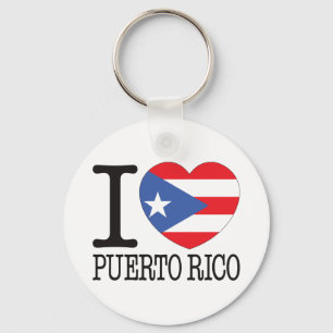 Puerto Rico Love v2 Key Ring