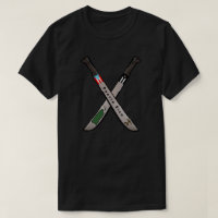 Puerto Rico Machete Flag Map Coqui Taino T-Shirt