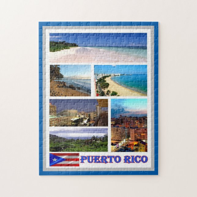 Puerto Rico - Mosaic - Jigsaw Puzzle (Vertical)