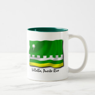 Puerto Rico Mug: Villalba Two-Tone Coffee Mug