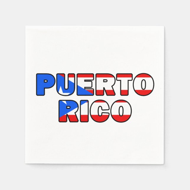 Puerto Rico Napkin (Front)