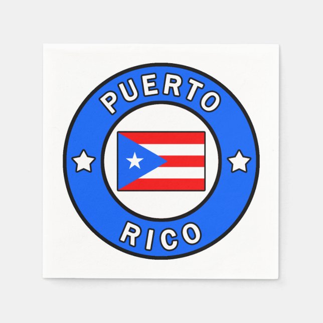 Puerto Rico Napkin (Front)