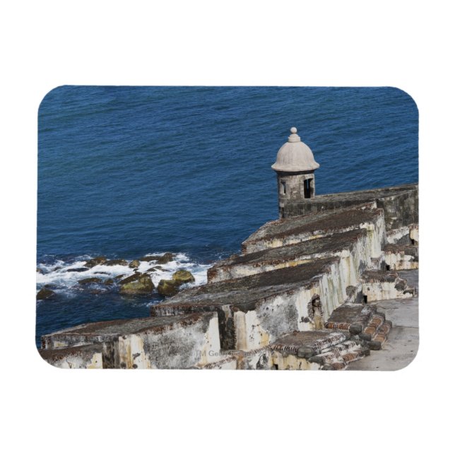 Puerto Rico, Old San Juan, section of El Morro Magnet (Horizontal)